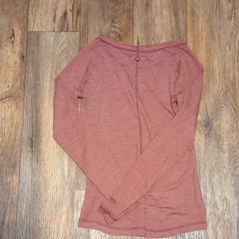Prana Women's Long Sleeve Top in Rosewood - Picture 5 of 7